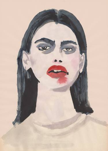 Print of Figurative Portrait Drawings by anna niedhart