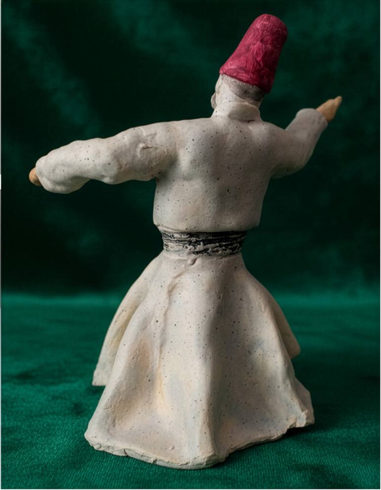 Original Art Deco Religion Sculpture by Faruk Köksal
