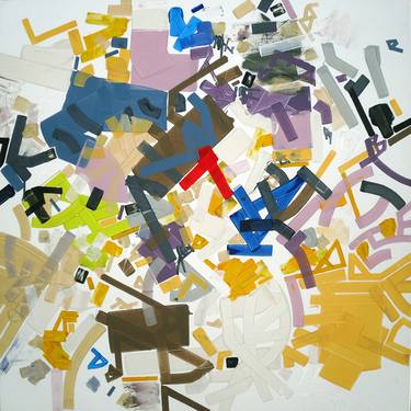Original Abstract Expressionism Abstract Paintings by Philippe Halaburda