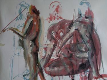 Print of Figurative Nude Paintings by Diederik Muyle