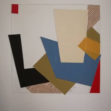 Original Cubism Abstract Collage by Diederik Muyle