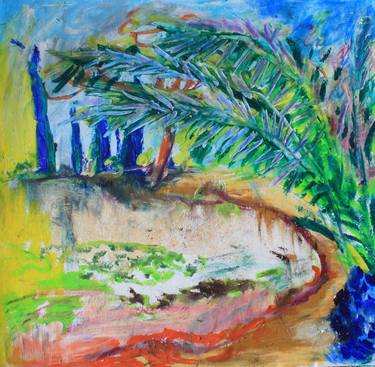 Original Expressionism Landscape Drawings by Malgorzata Suplewska