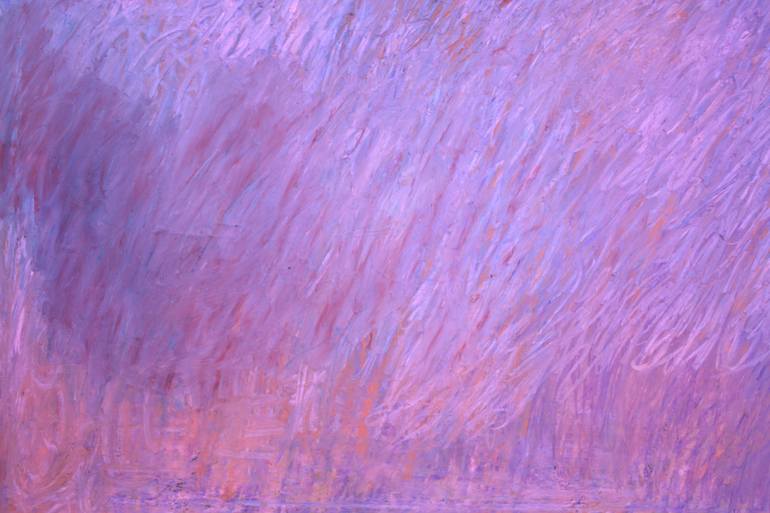 Original Abstract Landscape Painting by Malgorzata Suplewska