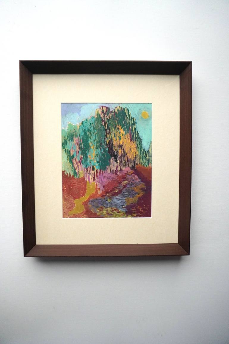 Original Impressionism Fantasy Drawing by Malgorzata Suplewska