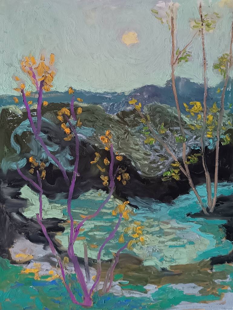 Print of Contemporary Landscape Drawings by Malgorzata Suplewska