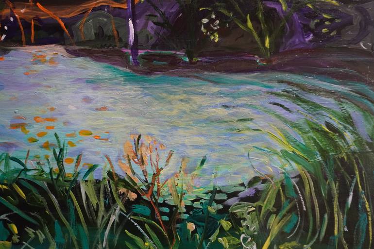 Original Figurative Garden Painting by Malgorzata Suplewska