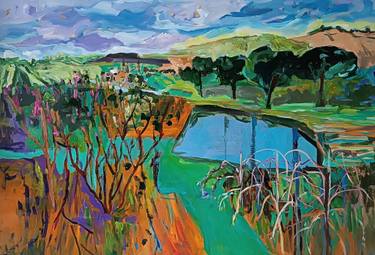 Original Contemporary Landscape Paintings by Malgorzata Suplewska