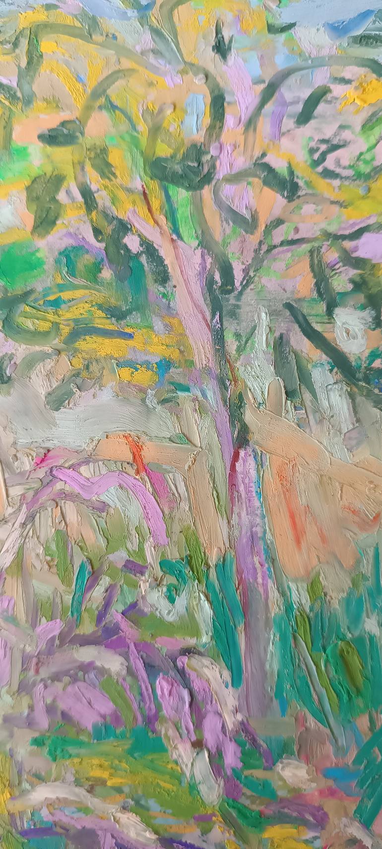 Original Contemporary Garden Drawing by Malgorzata Suplewska