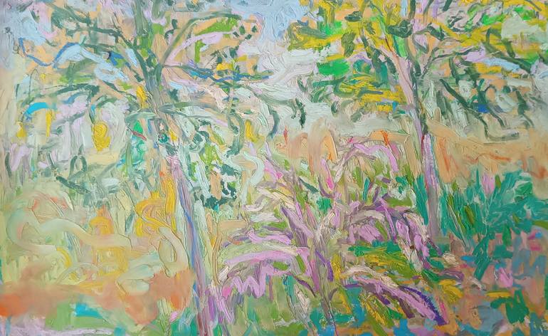 Original Contemporary Garden Drawing by Malgorzata Suplewska