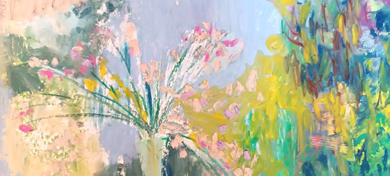 Original Contemporary Floral Drawing by Malgorzata Suplewska