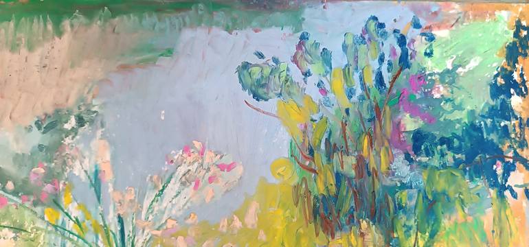 Original Contemporary Floral Drawing by Malgorzata Suplewska