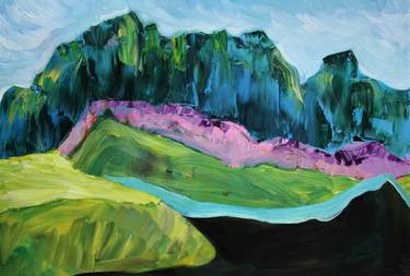 Saatchi Art Artist Malgorzata Suplewska; Paintings, “Monte San Bartolo: from hills to mountains” #art