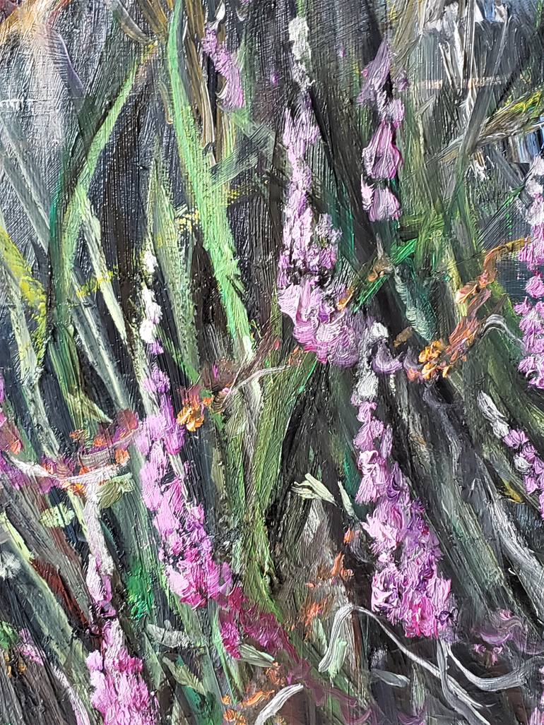 Original Expressionism Botanic Painting by Malgorzata Suplewska