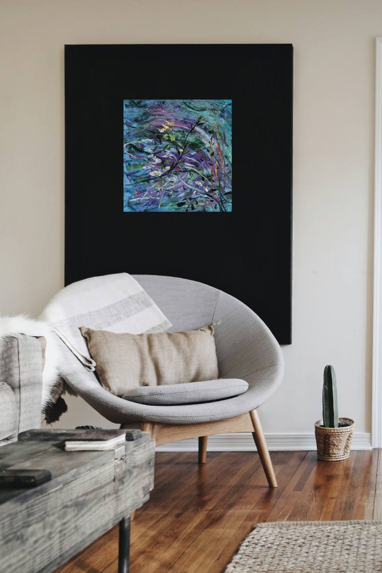 Original Art Deco Abstract Painting by Malgorzata Suplewska