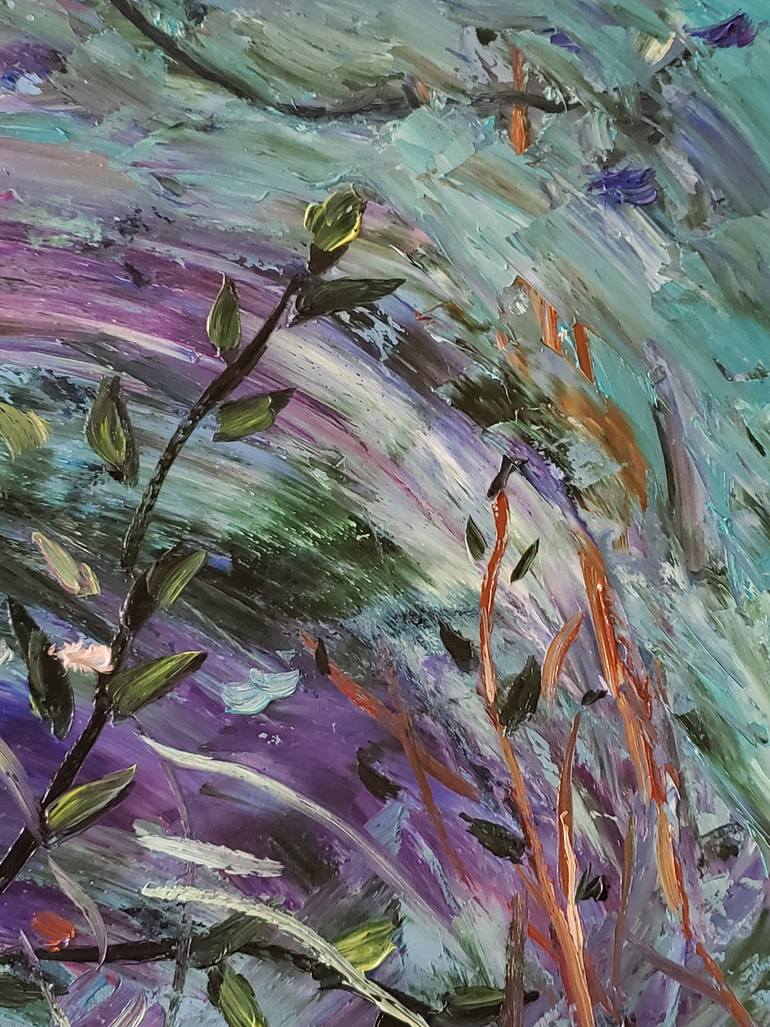 Original Art Deco Abstract Painting by Malgorzata Suplewska