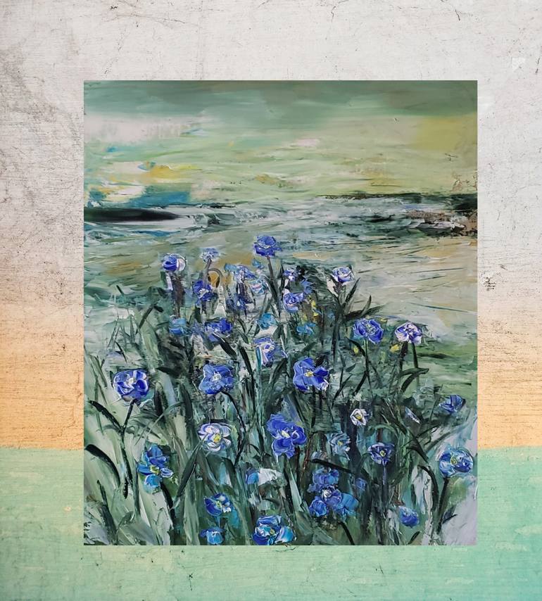 Original Figurative Landscape Painting by Malgorzata Suplewska