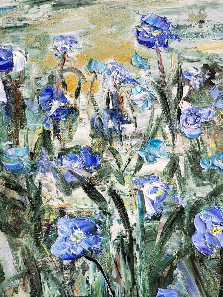 Original Figurative Landscape Painting by Malgorzata Suplewska
