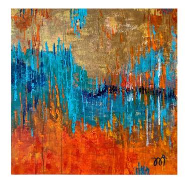 Original Abstract Expressionism Abstract Paintings by Angad B Sodhi