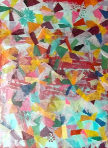 Original Abstract Collage by Sharon Furman