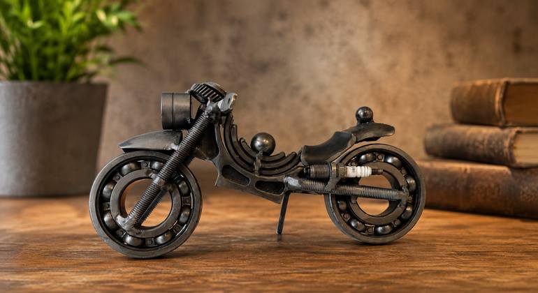 Original Abstract Transportation Sculpture by Giannis Dendrinos