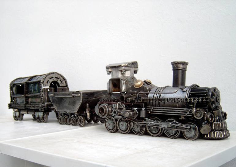 Original Transportation Sculpture by Giannis Dendrinos