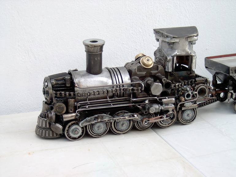Original Transportation Sculpture by Giannis Dendrinos