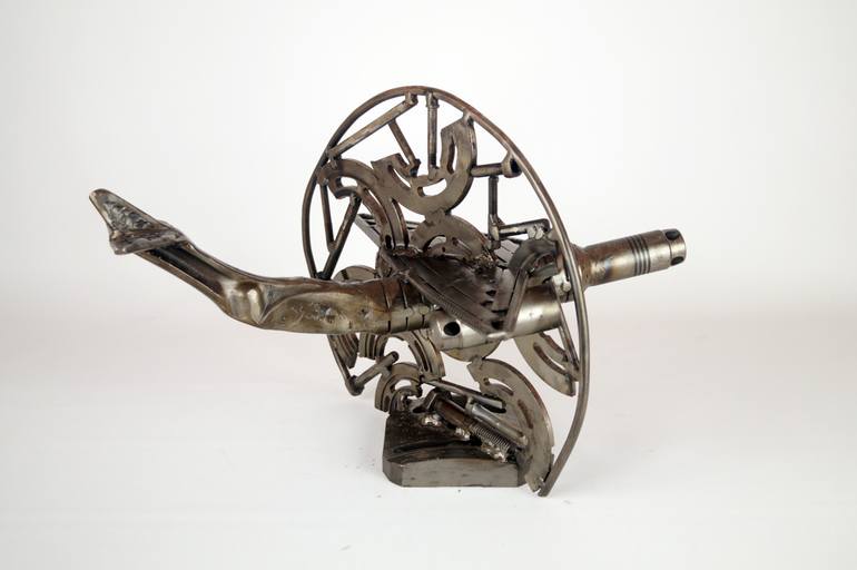 Original Transportation Sculpture by Giannis Dendrinos