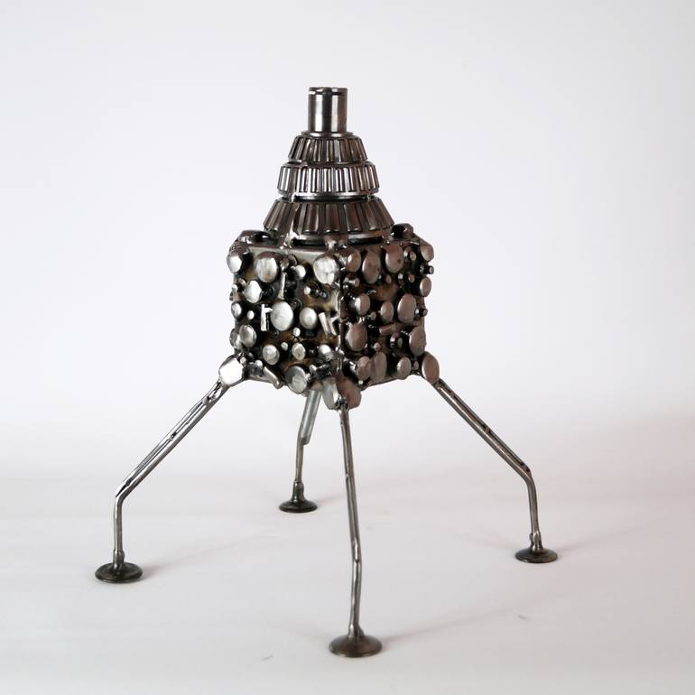 Original steampunk Science/Technology Sculpture by Giannis Dendrinos