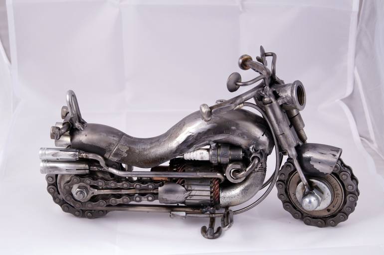 Original Automobile Sculpture by Giannis Dendrinos