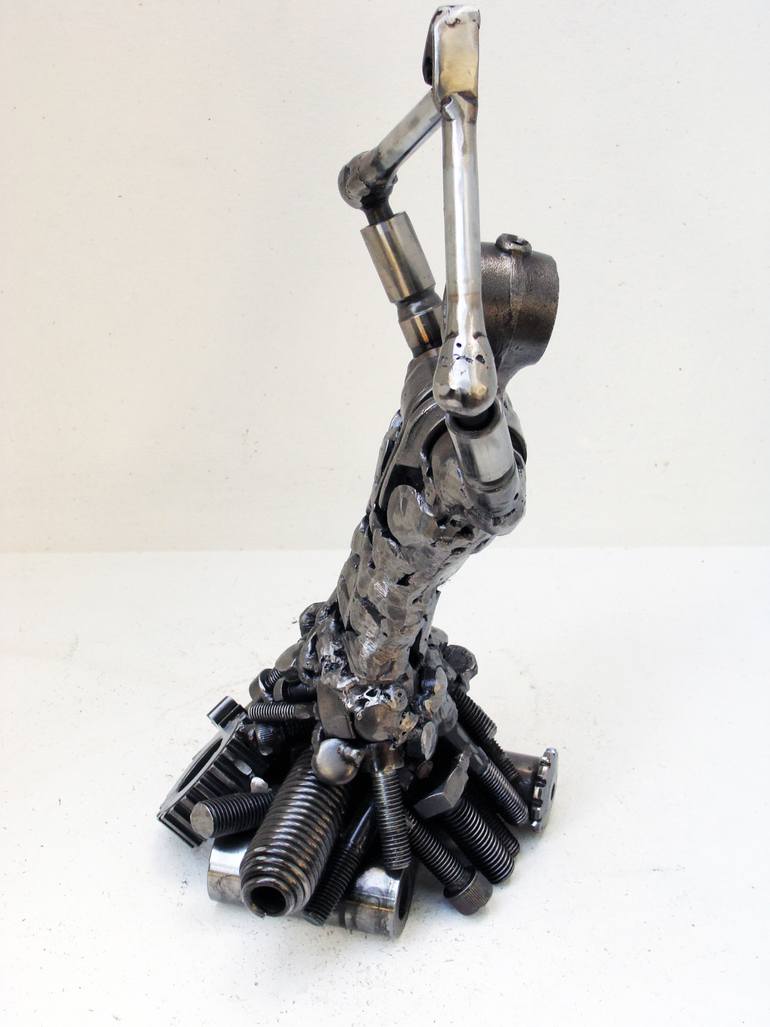 Original Conceptual Religion Sculpture by Giannis Dendrinos