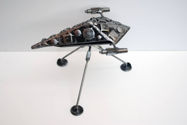 Original Modern Science/Technology Sculpture by Giannis Dendrinos