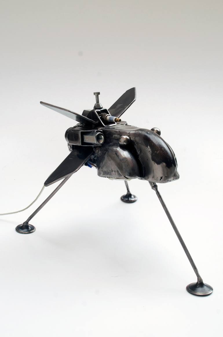 Original Surrealism Aerial Sculpture by Giannis Dendrinos