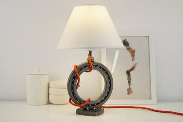 Ball Bearing Abstract Art Sculpture Lamp thumb