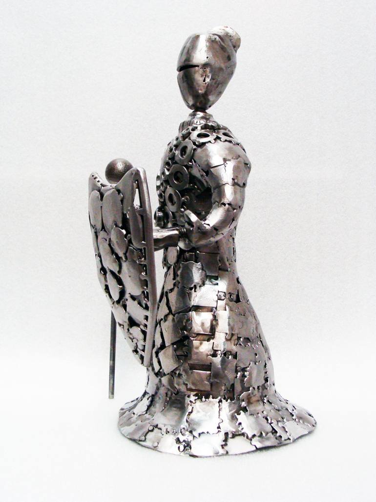 Original Figurative Fantasy Sculpture by Giannis Dendrinos