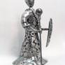 Knight metal sculpture right side