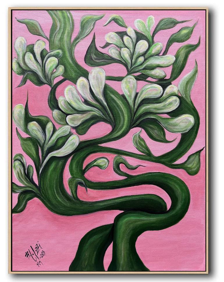 Original Expressionism Botanic Painting by Belinda Colozzi