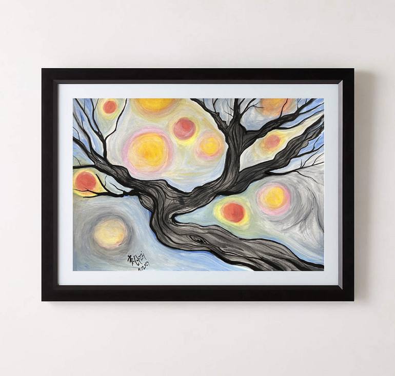 Original Seasons Painting by Belinda Colozzi