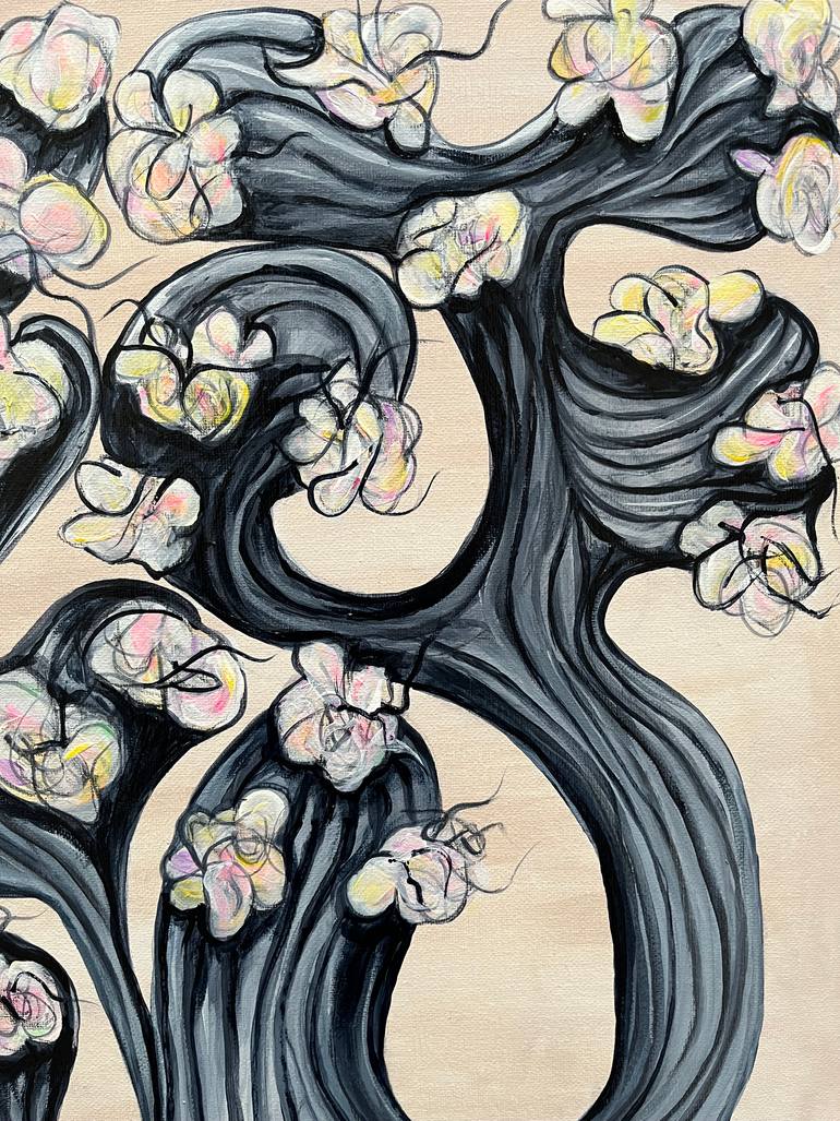 Original Surrealism Botanic Painting by Belinda Colozzi