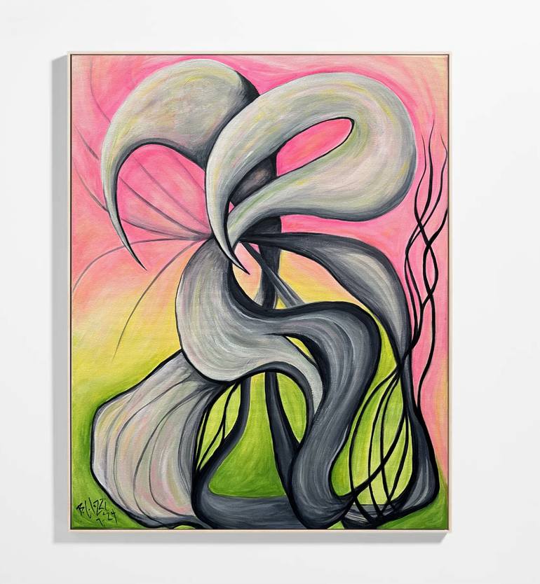 Original Surrealism Abstract Painting by Belinda Colozzi