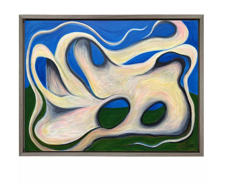 Original Surrealism Abstract Painting by Belinda Colozzi