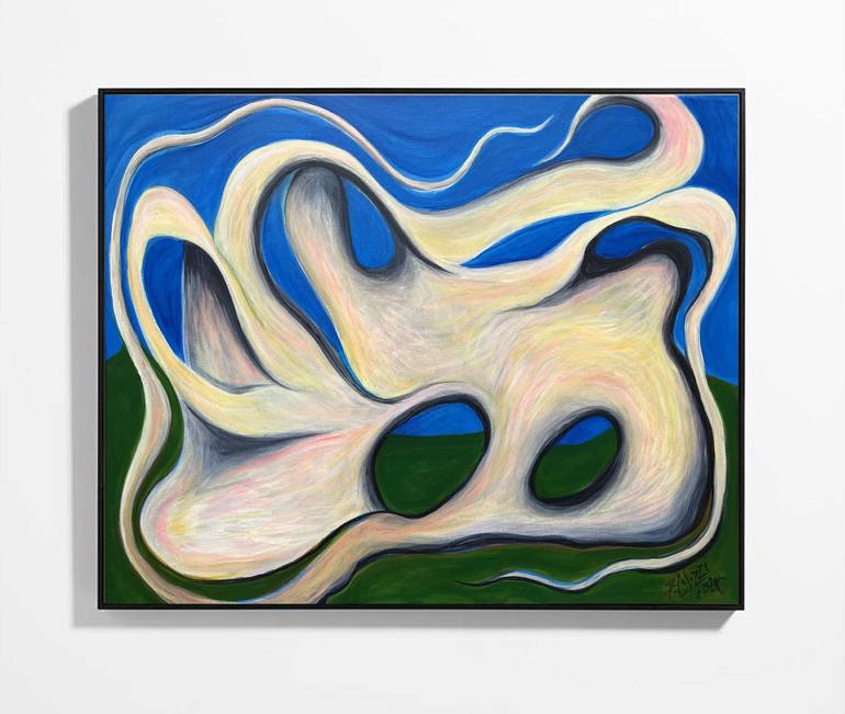 Original Surrealism Abstract Painting by Belinda Colozzi