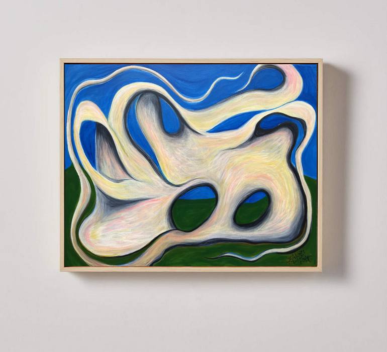 Original Surrealism Abstract Painting by Belinda Colozzi