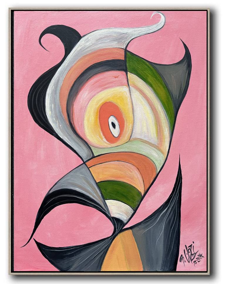 Original Surrealism Abstract Painting by Belinda Colozzi