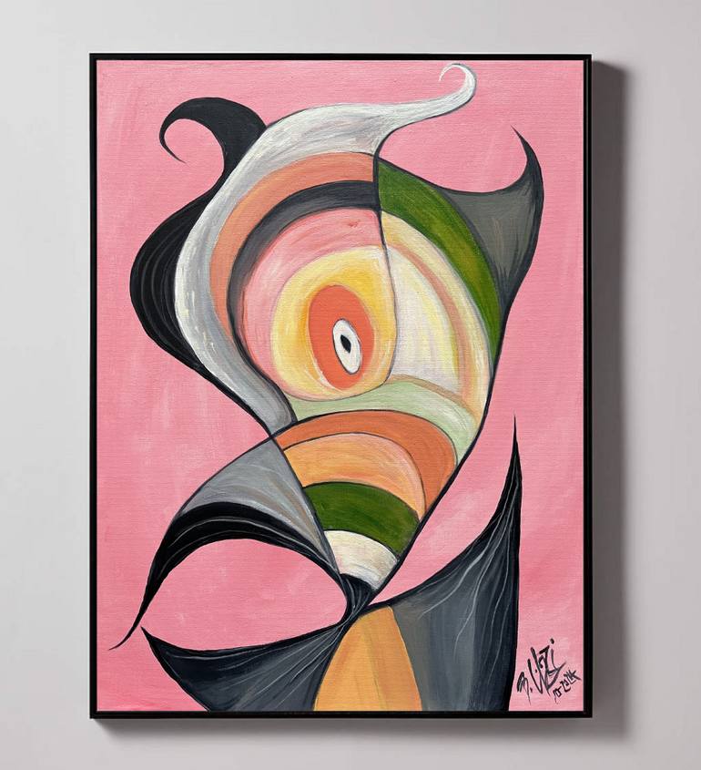 Original Surrealism Abstract Painting by Belinda Colozzi