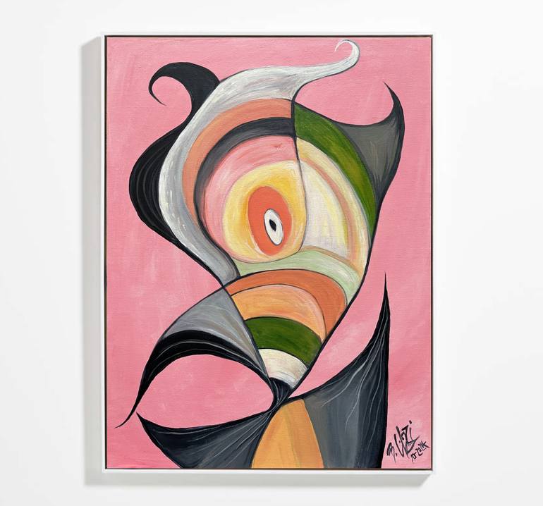 Original Surrealism Abstract Painting by Belinda Colozzi