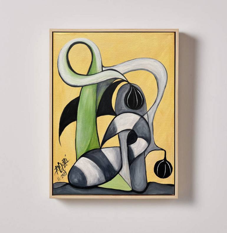 Original Surrealism Abstract Painting by Belinda Colozzi