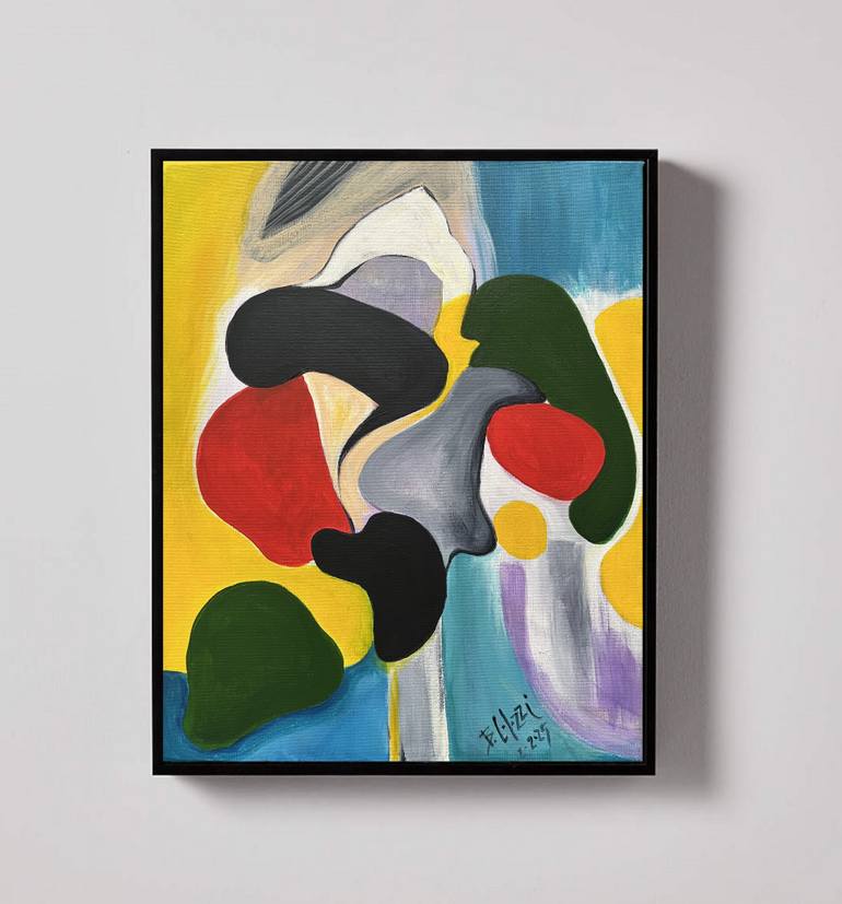 Original Abstract Expressionism Abstract Painting by Belinda Colozzi