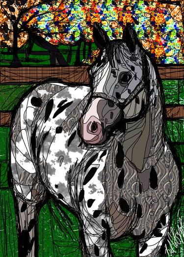 Print of Illustration Horse Drawings by Belinda Colozzi