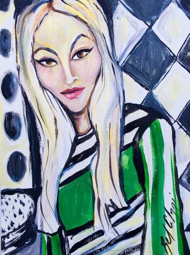 Original Illustration Fashion Paintings by Belinda Colozzi