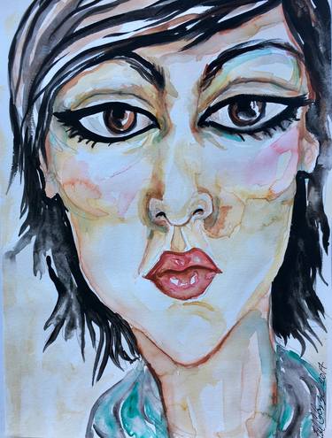 Print of Expressionism Portrait Paintings by Belinda Colozzi